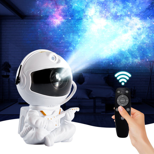 Astronaut Projector, Star Galaxy Projector Night Light for Kids, 360°Adjustable Astronaut Nebula Ceiling Led Lamp Projector for Kids with Timer and Remote for Children Adults Gift