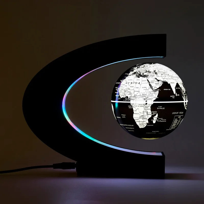 Light anti Gravity Magnetic Levitation Floating World Map Globe Christmas Gifts for Friends AU US EU UK